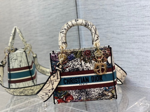 Annareps Great quality D*ior Lady D-Lite handbag Top Quality 24*11*20cm Free shipping