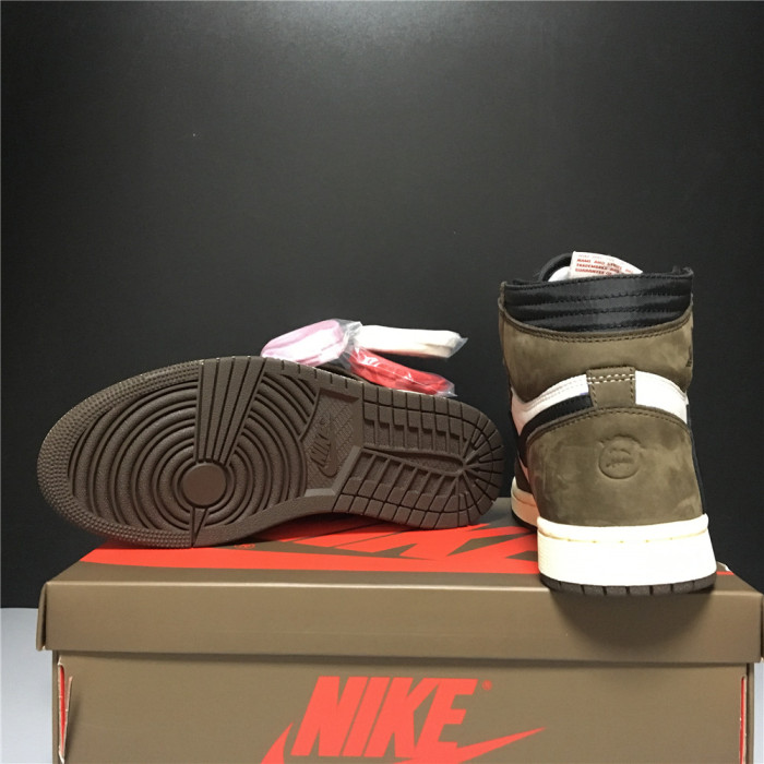 Annareps Great quality Air Jordan 1 Retro High Travis Scott CD4487-100 Free shipping