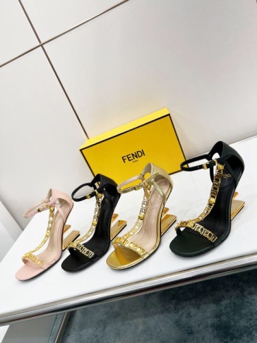 Annareps Great quality Women F*endi Top Quality Sandals Free shipping