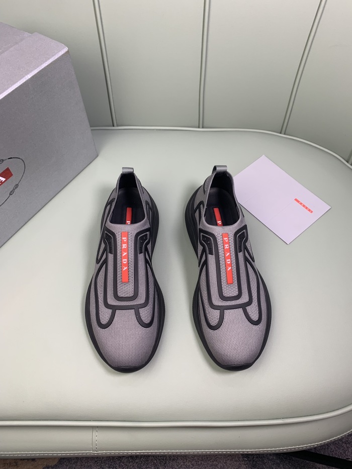 Men P*rada Top Sneaker （ annareps ） Free shipping