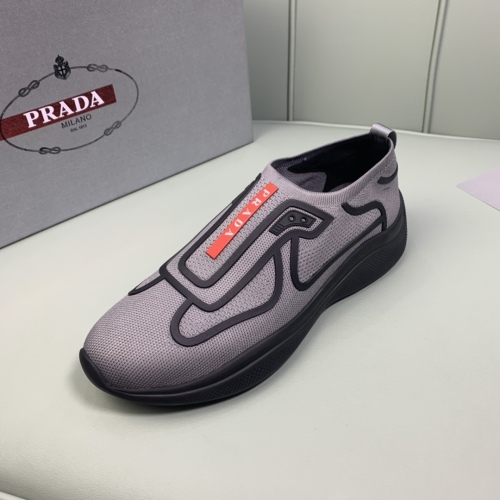 Men P*rada Top Sneaker （ annareps ） Free shipping