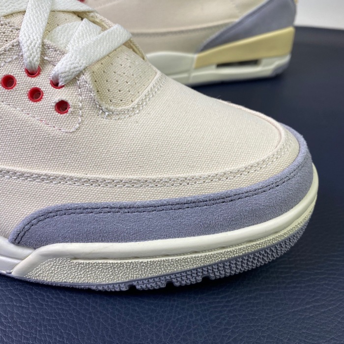 Annareps Great quality Air Jordan 3 MUSLIN DH7139-100 Free shipping