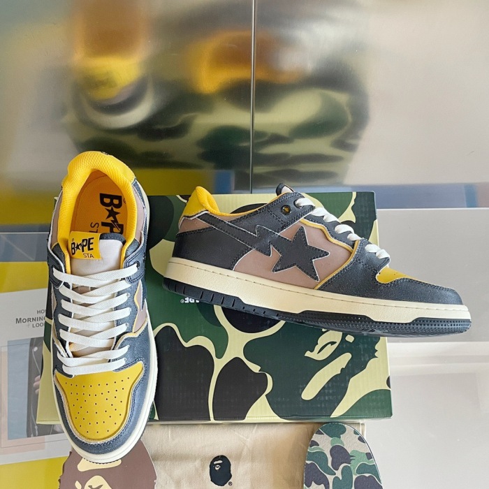 Men Women B*ape sta low Top Sneaker ( annareps) Free shipping