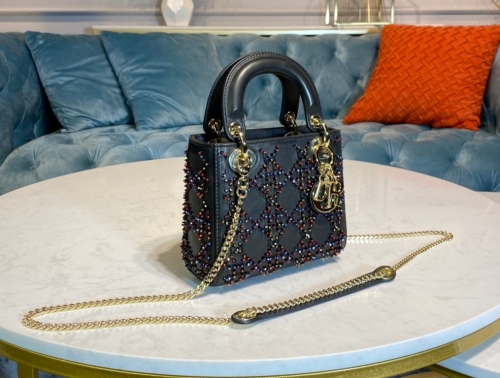 Annareps Great quality D*ior Bag Top Quality 17*7*14CM Free shipping