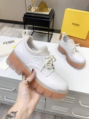 Annareps Great quality Women F*endi Top Sneakers Free shipping