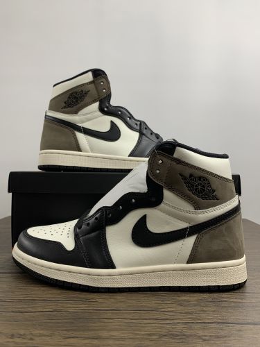 Annareps Great quality Air Jordan 1 High OG Dark Mocha 555088-105 Free shipping