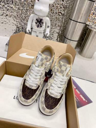 Free shipping from annareps Men Women L*ouis V*uitton x NIKE Air force1 22ss Free shipping