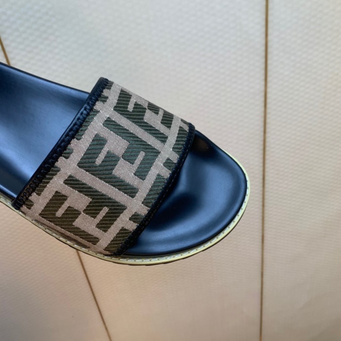 Annareps Great quality Men F*endi Top Slippers Free shipping