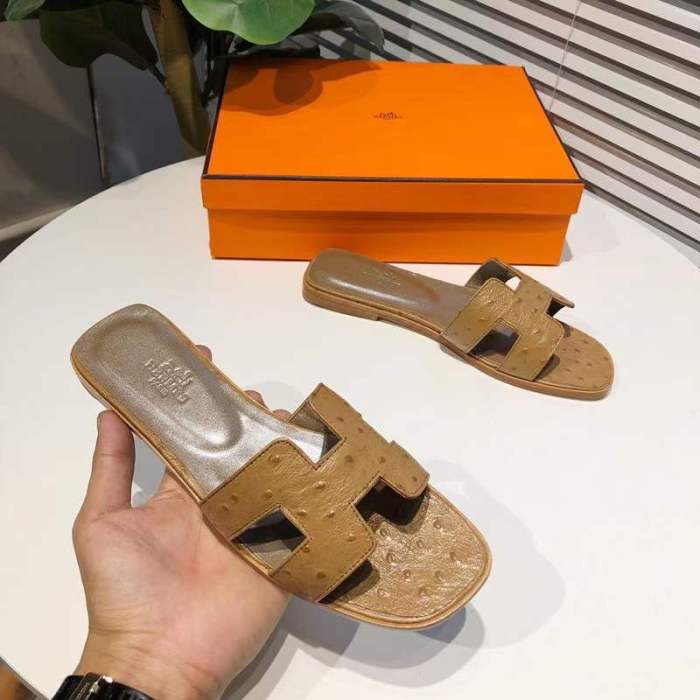 Annareps Great quality Women H*ermes Top Sandals Free shipping