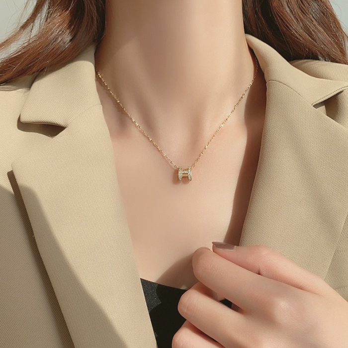 Annareps Great quality Necklace H*ermes Free shipping