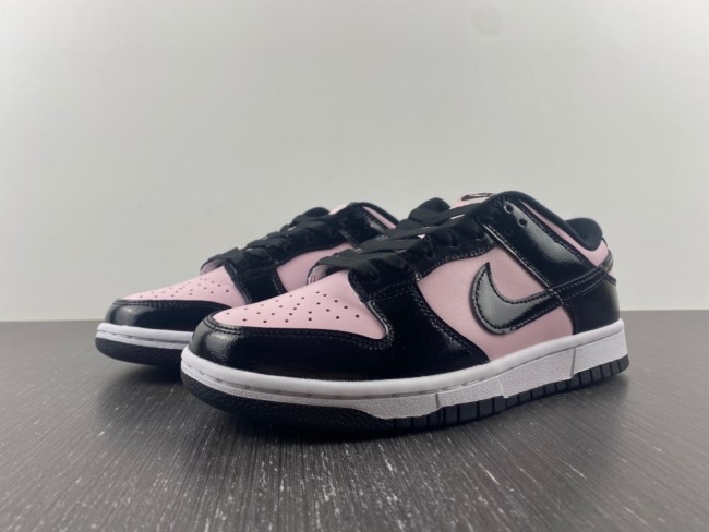 Free shipping from annareps Nike Dunk Low ESS Pink Black DJ9955-600 Free shipping