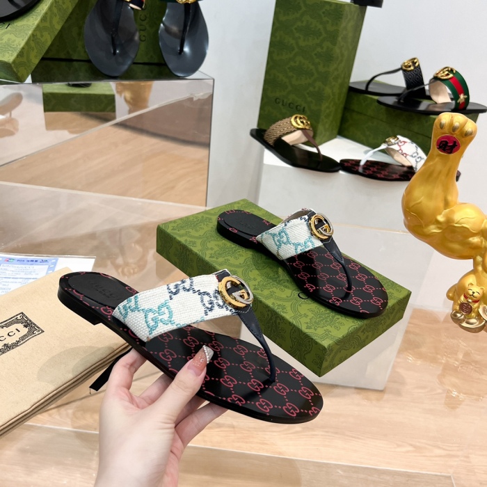 Annareps Great quality Men Women G*ucci Top Sandals Free shipping