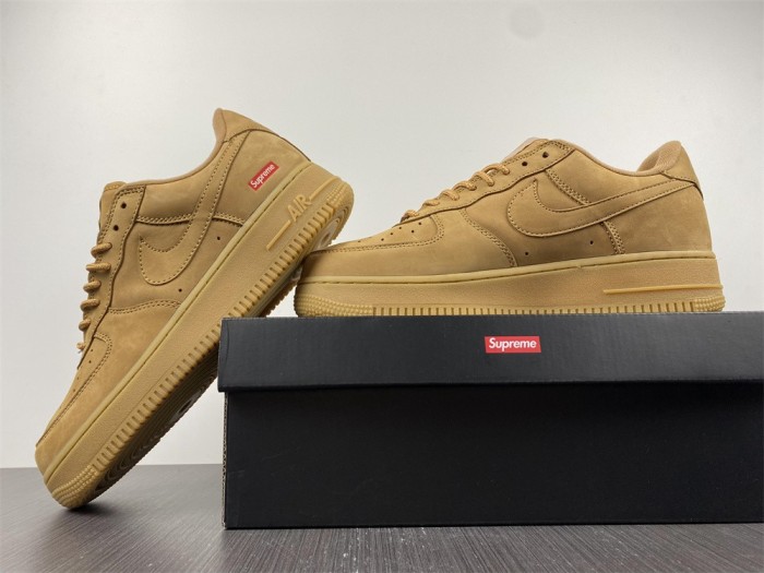 Free shipping from annareps SUP REME X NIKE AIR FORCE 1 LOW SP WHEAT dn1555-200 Free shipping