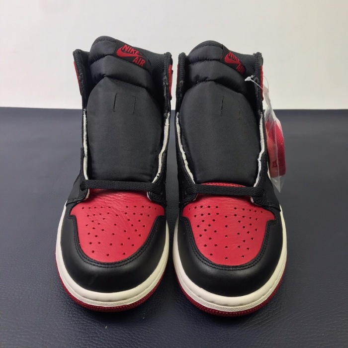 Annareps Great quality Air Jordan 1 Bred Toe 555088-610 Free shipping