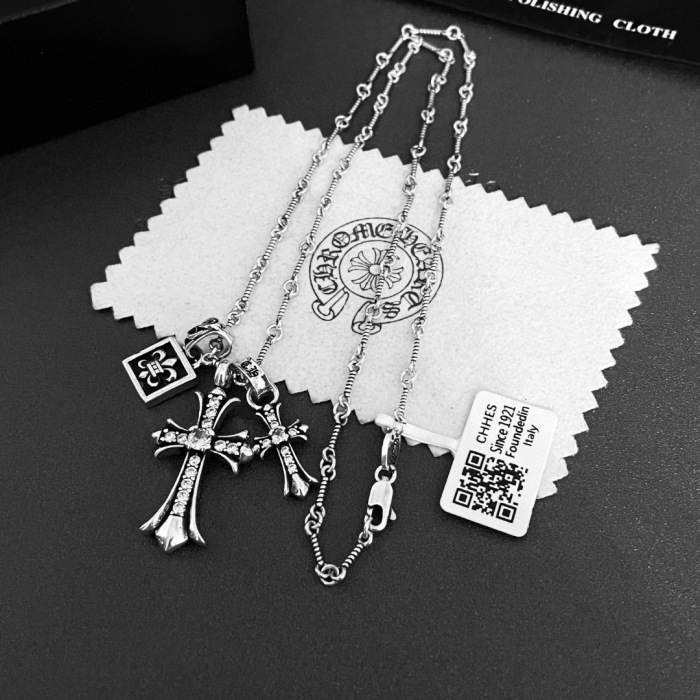 Annareps Great quality Necklace C*hrome H*earts Free shipping