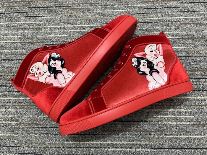 Annareps Great quality Men Women C*hristian L*ouboutin Top Sneaker Free shipping