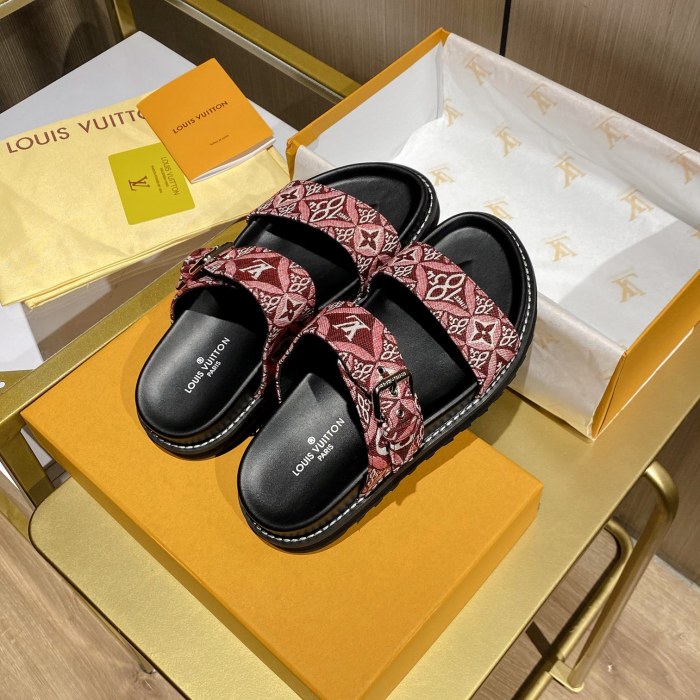 Annareps Great quality Women L*ouis V*uitton Top Slippers Free shipping