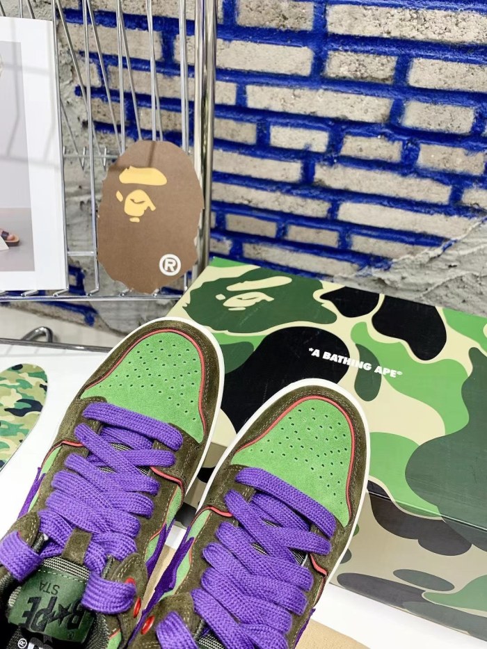Annareps Great quality Men Women B*ape Top Sneaker Free shipping