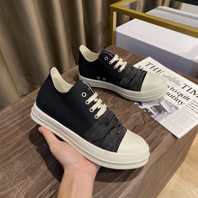 Annareps Great quality Men Women R*ick O*wens Top Sneaker Free shipping