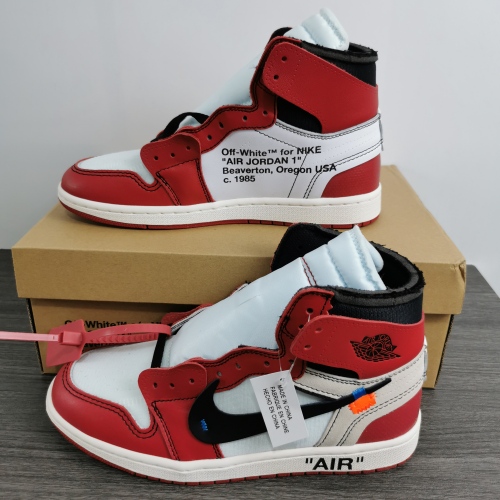 Annareps Great quality O*FF W*HITE x Air Jordan 1 Retro High Free shipping