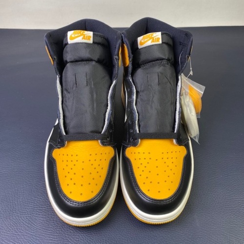 Annareps Great quality Air Jordan 1 Yellow Toe 555088-711 Free shipping