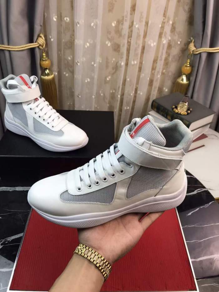 Annareps Great quality Men P*rada Top Sneakers Free shipping