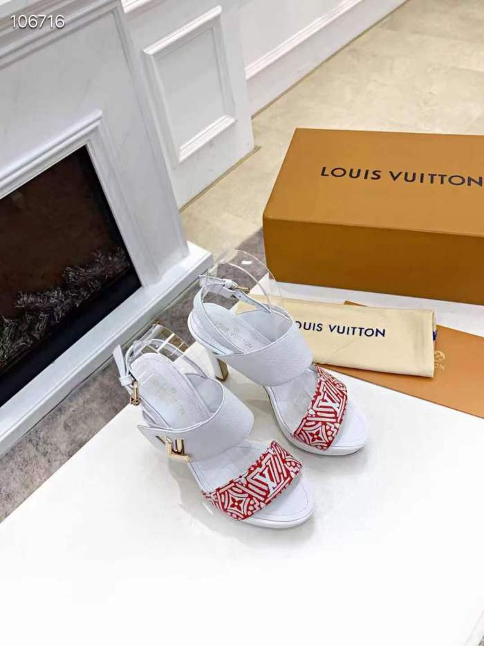 Annareps Great quality Women L*ouis V*uitton Top Slippers Free shipping