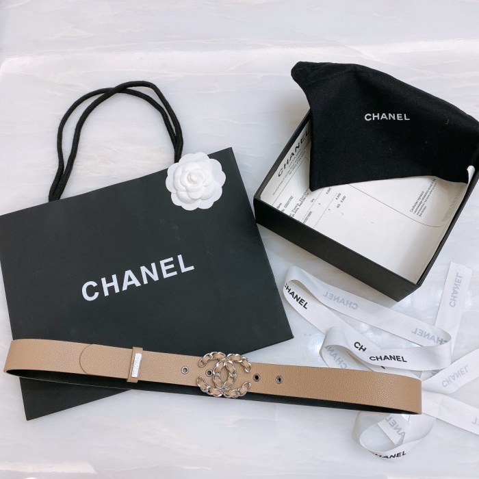 Annareps Great quality C*hanel Belts Top Quality 30MM Free shipping