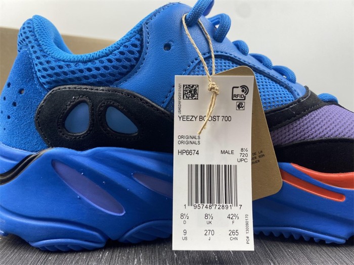 Annareps Great quality Annareps Great quality Yeezy 700 Boost Hi-Res Blue HP6674 Free shipping