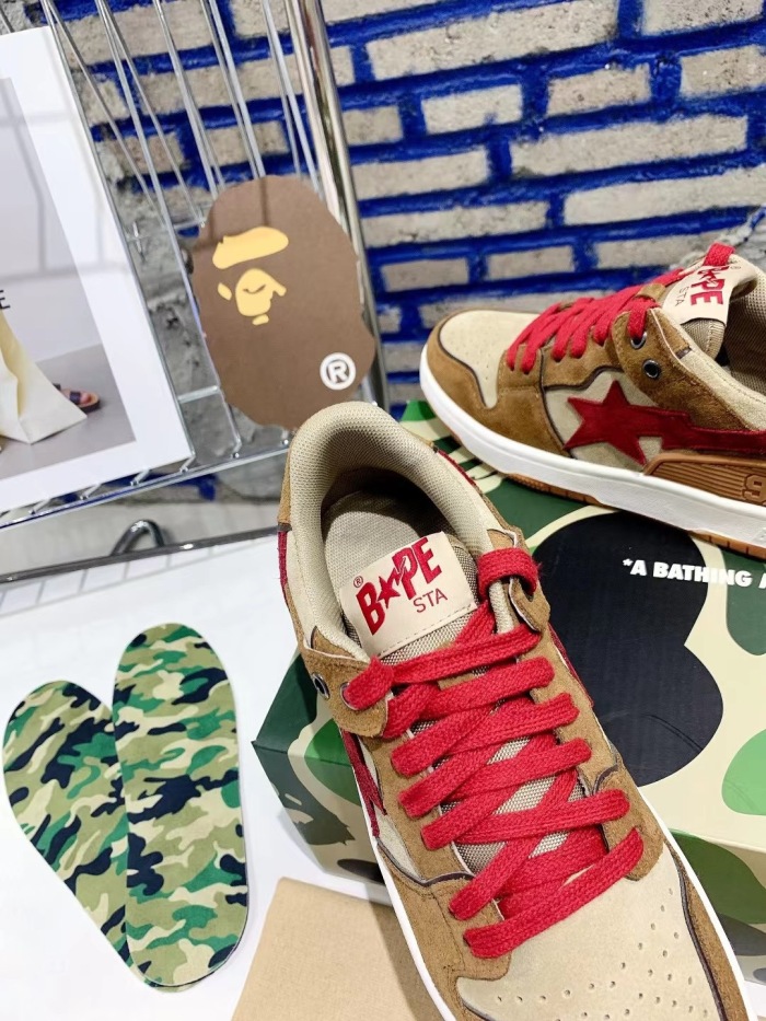 Annareps Great quality Men Women B*ape Top Sneaker Free shipping