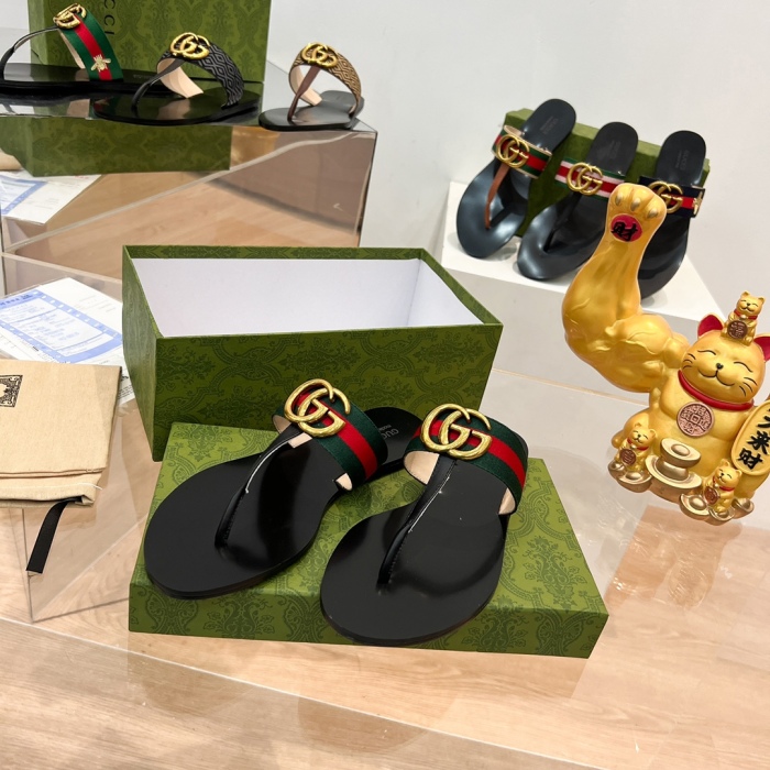Annareps Great quality Men Women G*ucci Top Sandals Free shipping