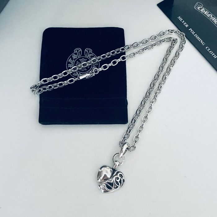 Annareps Great quality Copy Necklace C*hrome H*earts Free shipping