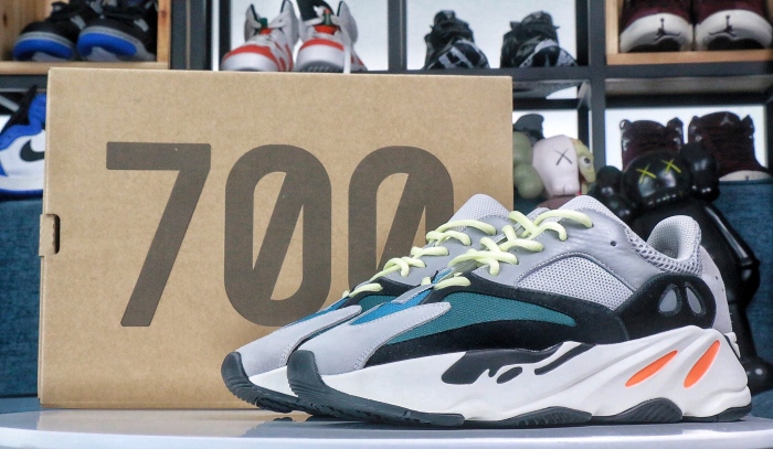 Annareps Great quality Annareps Great quality Yeezy 700 Boost Wave Runner Solid Grey Free shipping