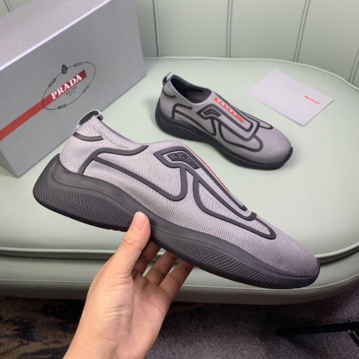 Men P*rada Top Sneaker （ annareps ） Free shipping
