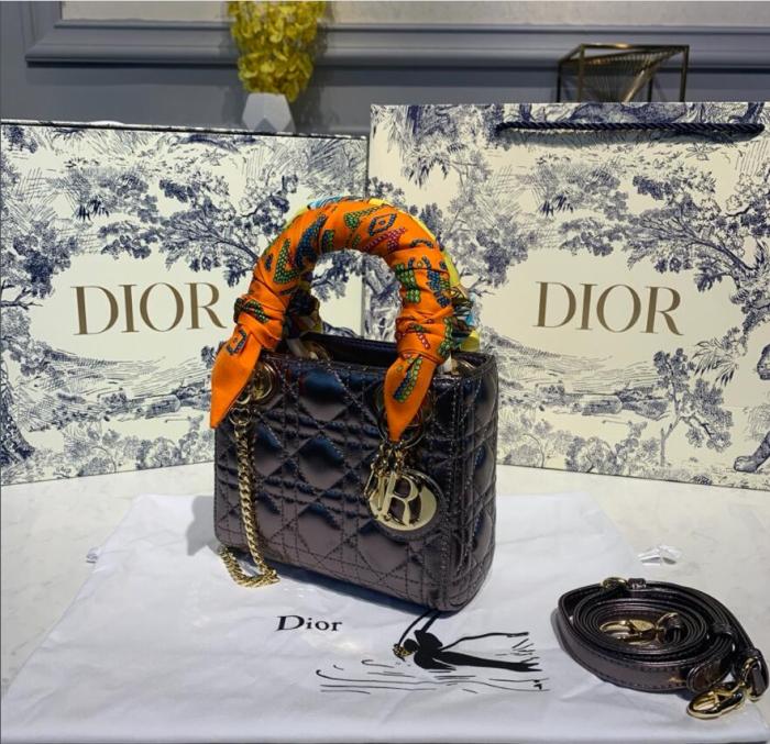 Annareps Great quality D*ior Top Bag 17*8*14cm Free shipping