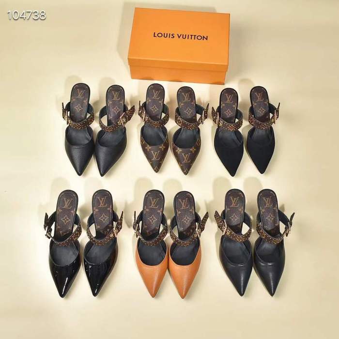 Annareps Great quality Women L*ouis V*uitton Top Slippers Free shipping