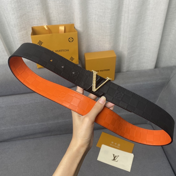 Annareps Great quality L*ouis V*uitton Belts Top Version 4.0cm Free shipping