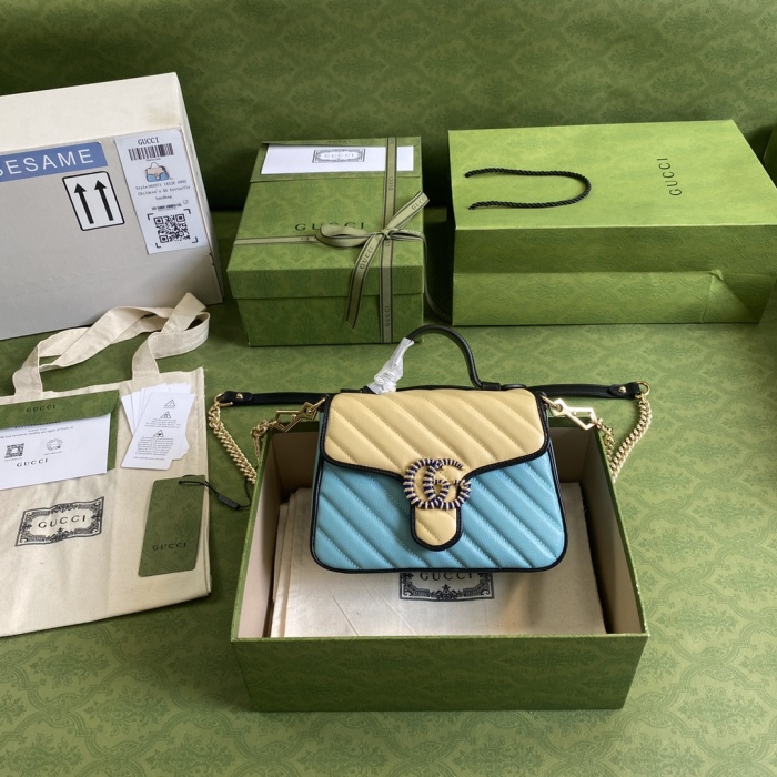 Annareps Great quality G*ucci Top Bag 21*15.5*8cm Free shipping
