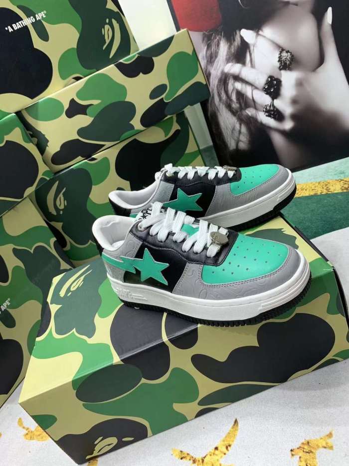 Men Women B*ape sta low Top Sneaker ( annareps) Free shipping