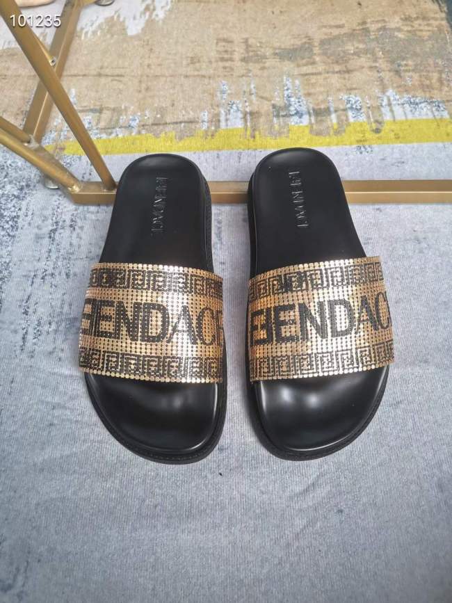 Men Women F*endi Top Sandals (annareps) Free shipping