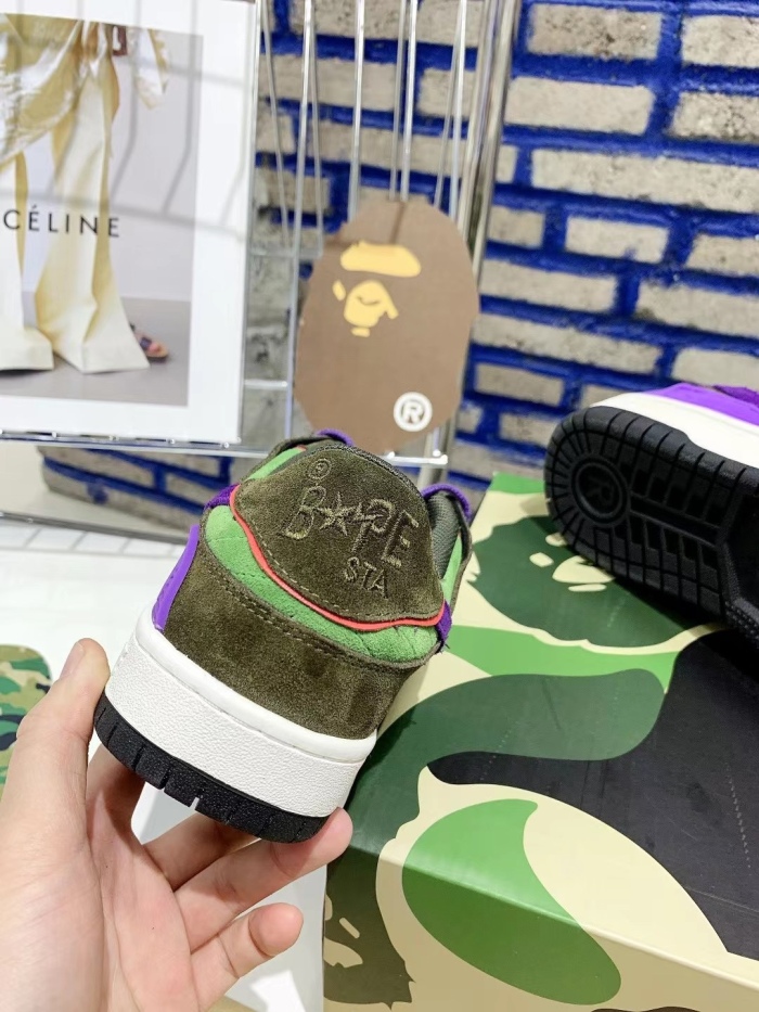 Annareps Great quality Men Women B*ape Top Sneaker Free shipping