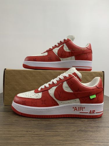 Free shipping from annareps Men L*ouis V*uitton nike air force 1 Top Sneakers Free shipping