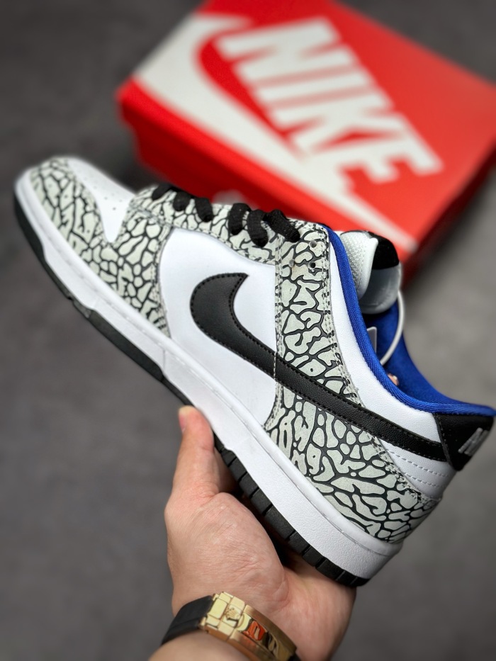 Free shipping from annareps Supreme × Nike SB Dunk Low “White Cement 304292-001