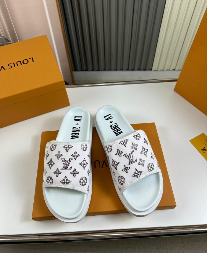 Men   L*ouis V*uitton Top Slippers (annareps) Free shipping