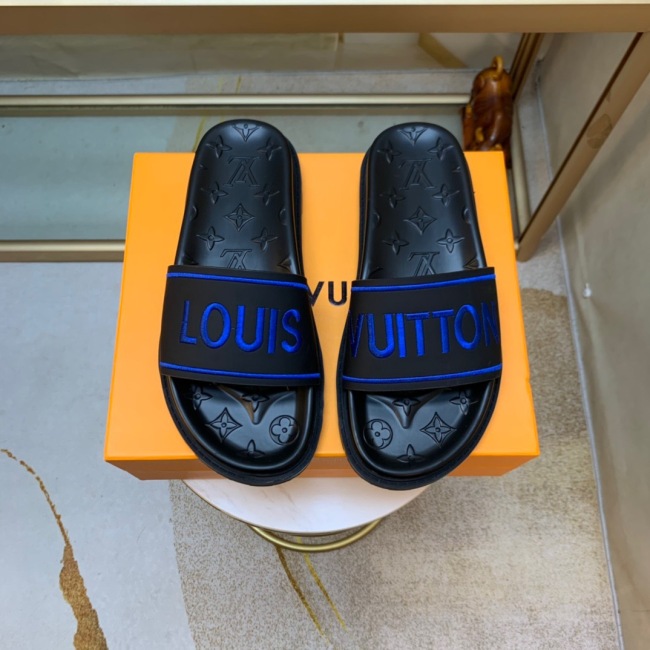 Men   L*ouis V*uitton Top Slippers (annareps) Free shipping
