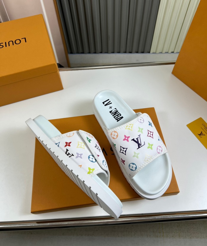 Men   L*ouis V*uitton Top Slippers (annareps) Free shipping
