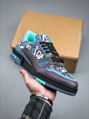 Men Wome L*ouis V*uitton Top Sneaker  Free shipping