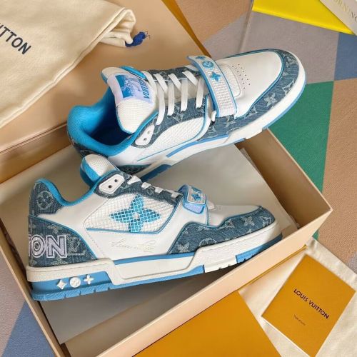 Men Wome L*ouis V*uitton Top Sneaker  Free shipping