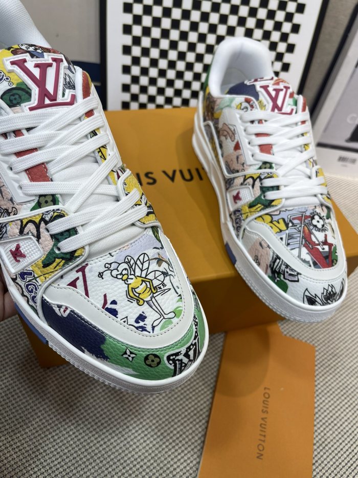 Men Women L*ouis V*uitton Top Sneaker  Free shipping