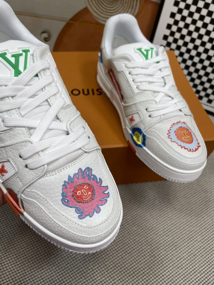 Men Women L*ouis V*uitton Top Sneaker  Free shipping007